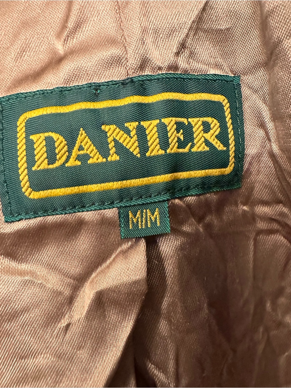 Danier Vintage Med Taupe Suede Cropped Open-Front Blazer Shoulder Pads - Picture 2 of 16